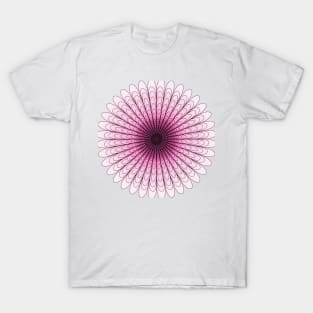 Pink Gradient Flower T-Shirt